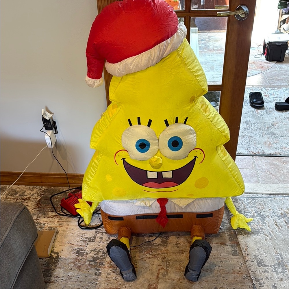 Kids SpongeBob SquarePants Christmas inflatable